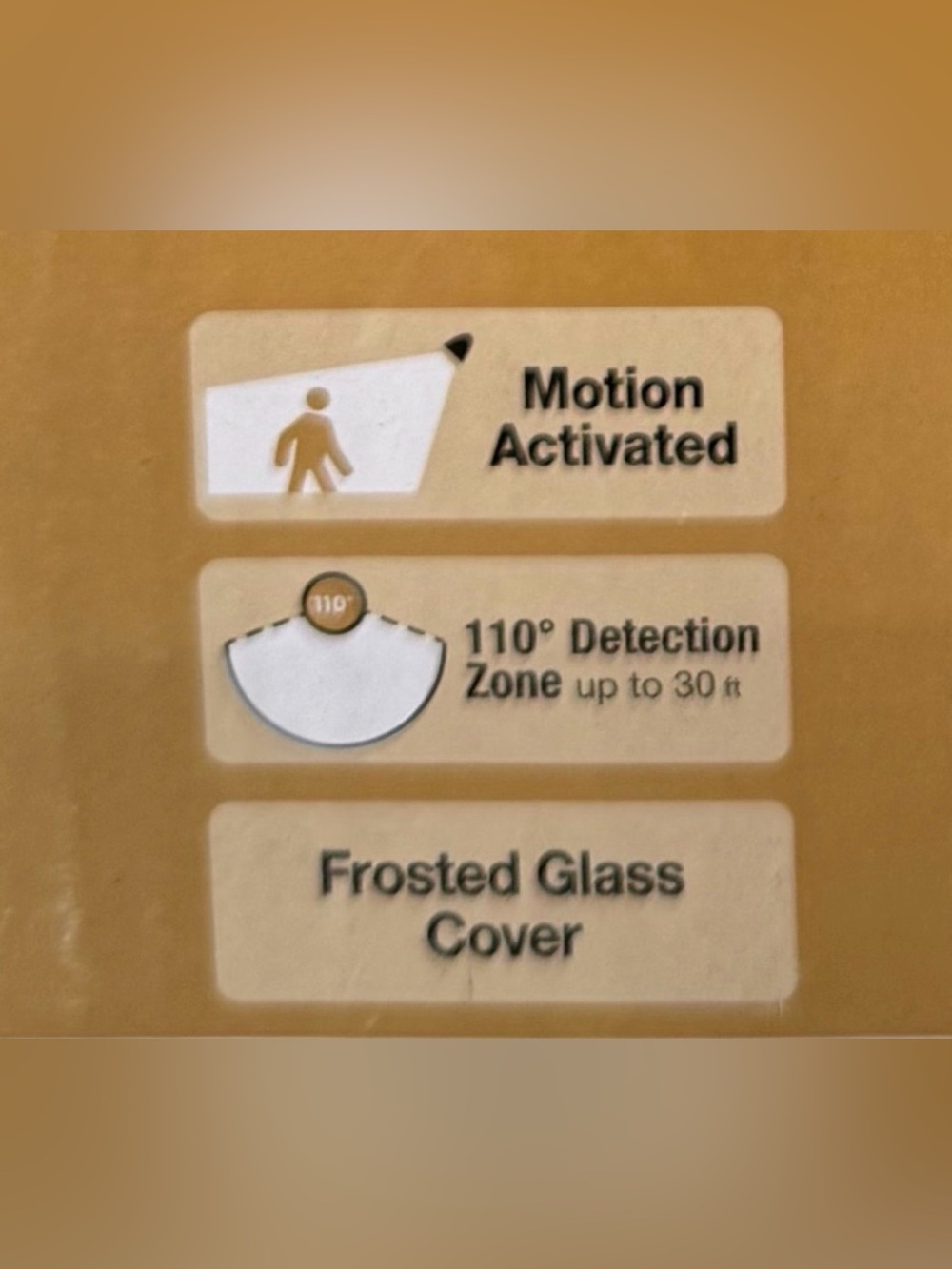 HAMPTON BAY 💡MOTION SENSING EXTERIOR WALL LANTERN💡 WHITE FINISH 🌟NIB🌟 - Picture 4 of 9